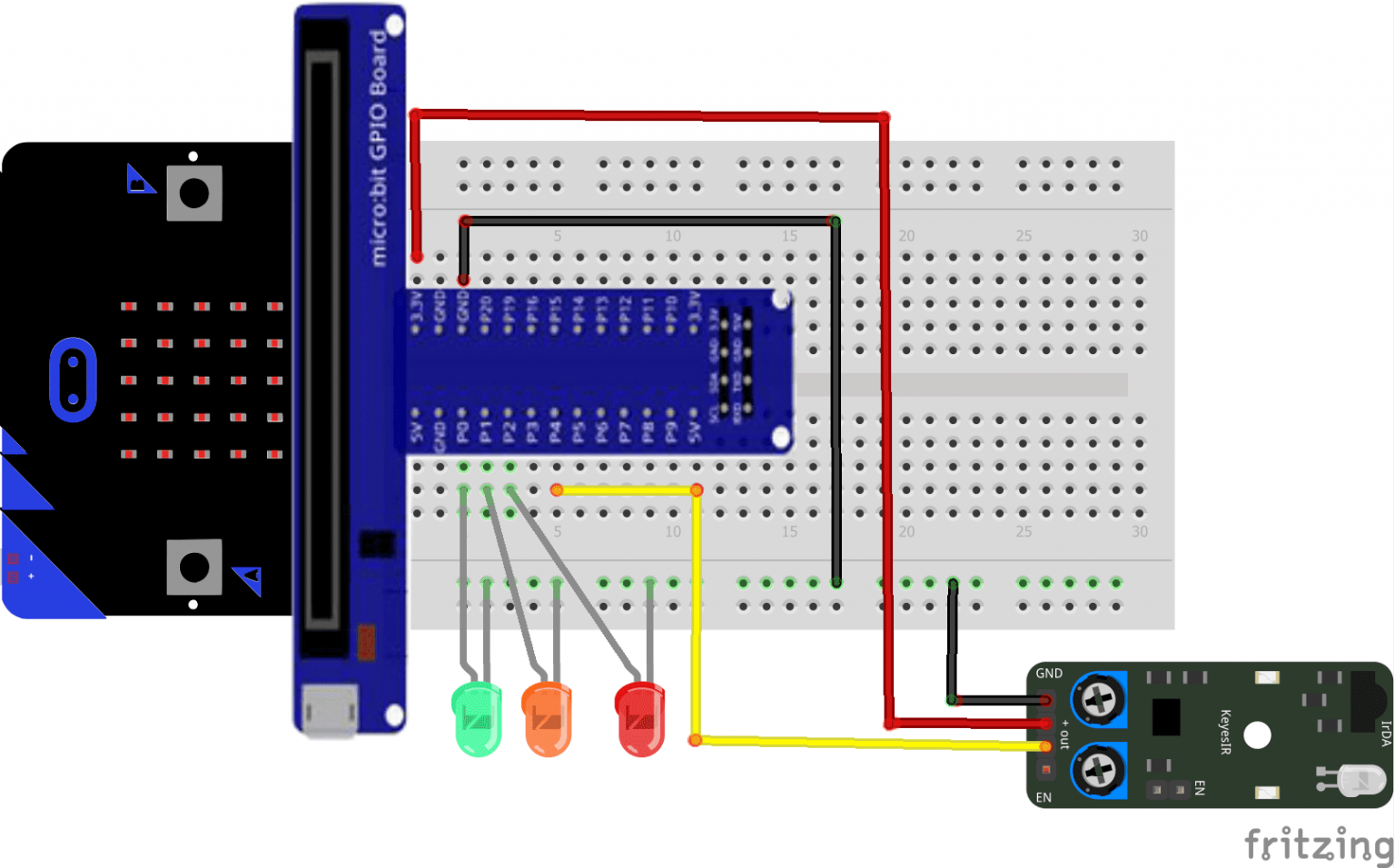 Allumer Des Leds Par Une T L Commande Avec Micro Bit