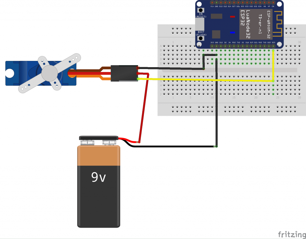 Contrôler Un Servomoteur Avec La Carte ESP32