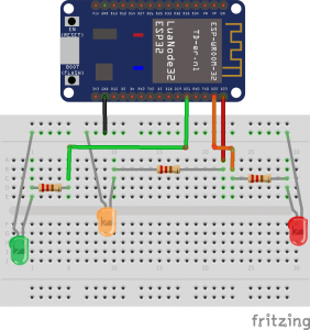 Traffic light with ESP32