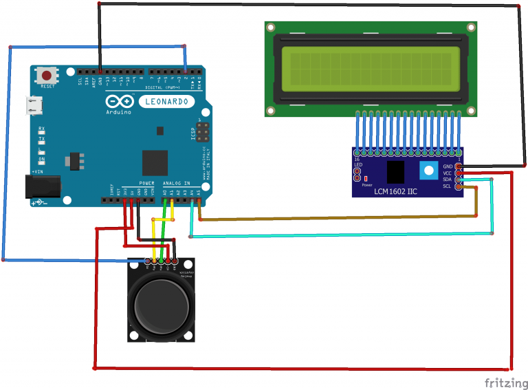Using the joystick with Arduino