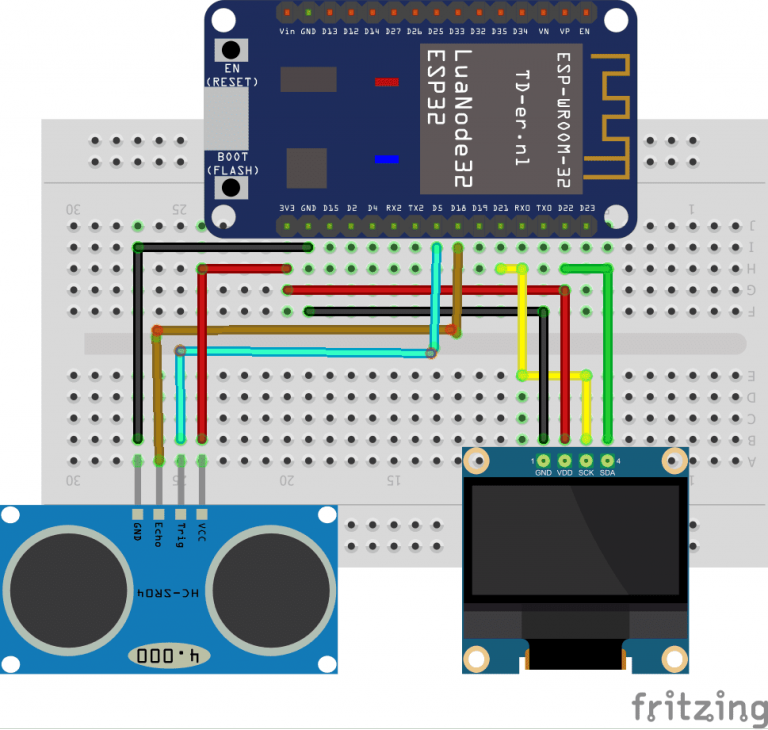 Esp32 With Hc Sr04 Ultrasonic Sensor Arduino Ide Random Nerd Installing Vrogue 3127