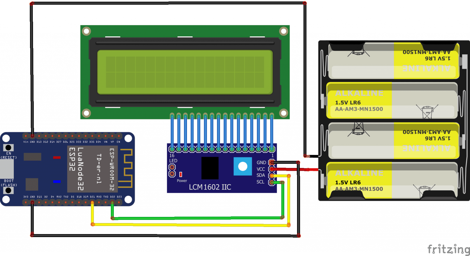 Lcd 1602 чертеж