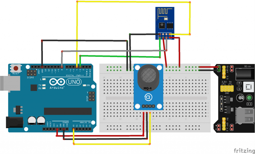 Smart gas leak detection system with Arduino