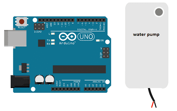 Control a water pump by Arduino